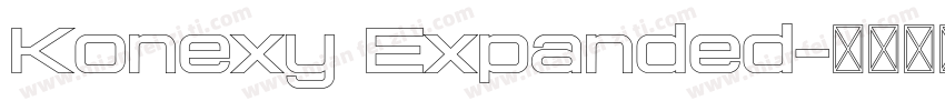 Konexy Expanded字体转换